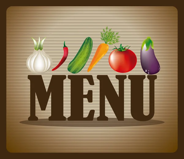 Conception de menu — Image vectorielle