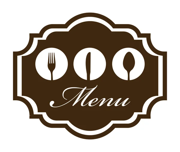 Menu design — Stock Vector