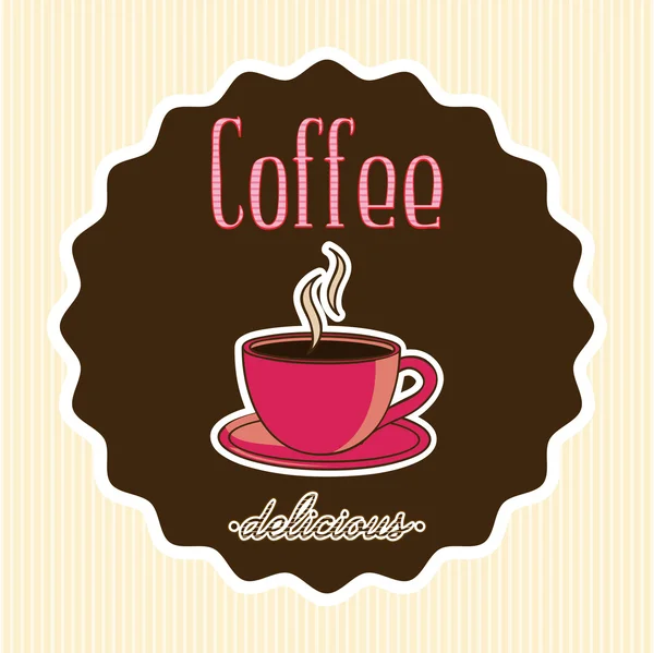 Diseño de café — Vector de stock