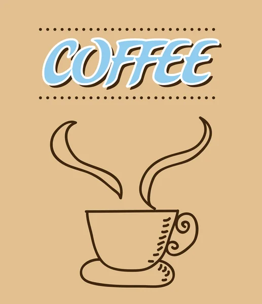 Diseño de café — Vector de stock