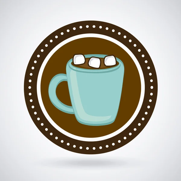 Diseño de café — Vector de stock