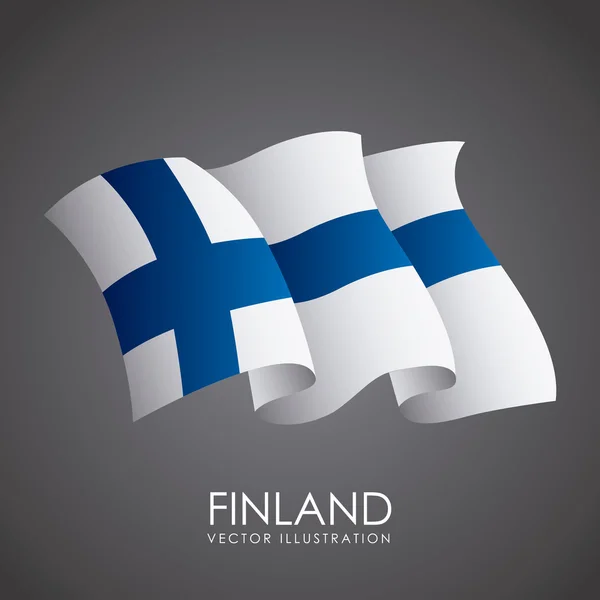 Finland ontwerp — Stockvector