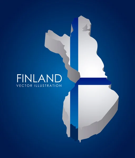 Finlandia design — Vettoriale Stock