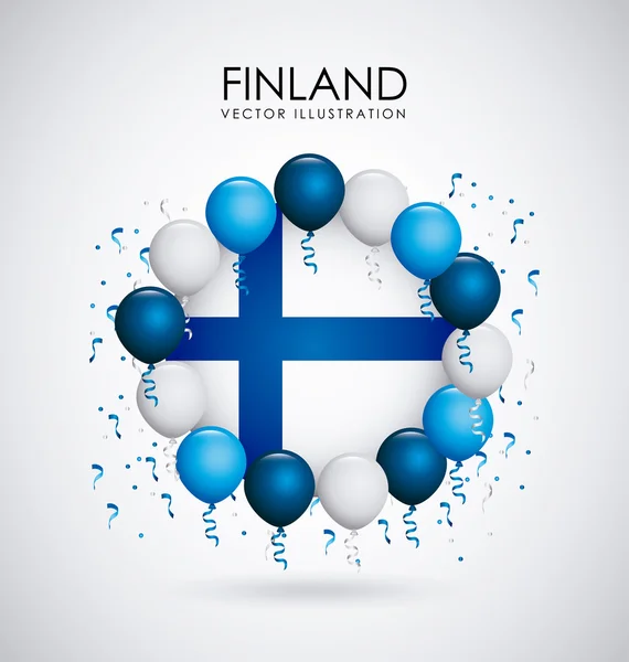 Finland ontwerp — Stockvector