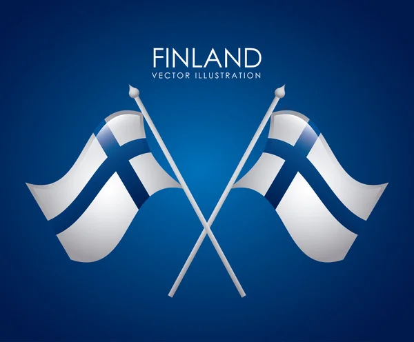 Finlandia diseño — Archivo Imágenes Vectoriales