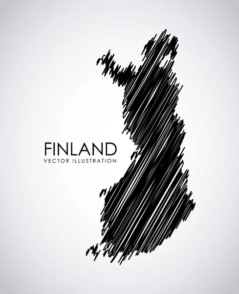 Finlandia diseño — Archivo Imágenes Vectoriales