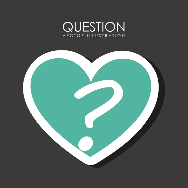 Question design — Stock Vector