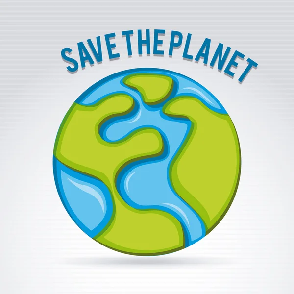 Save the planet — Stock Vector