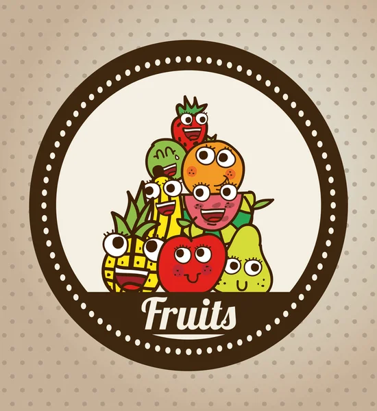 Design de frutas —  Vetores de Stock