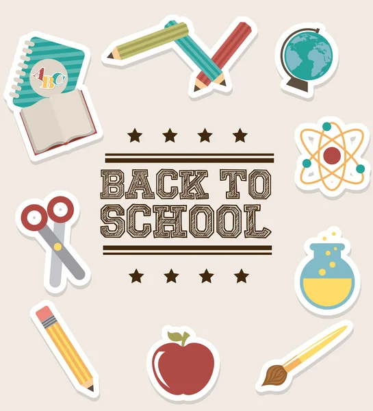 School ontwerp — Stockvector