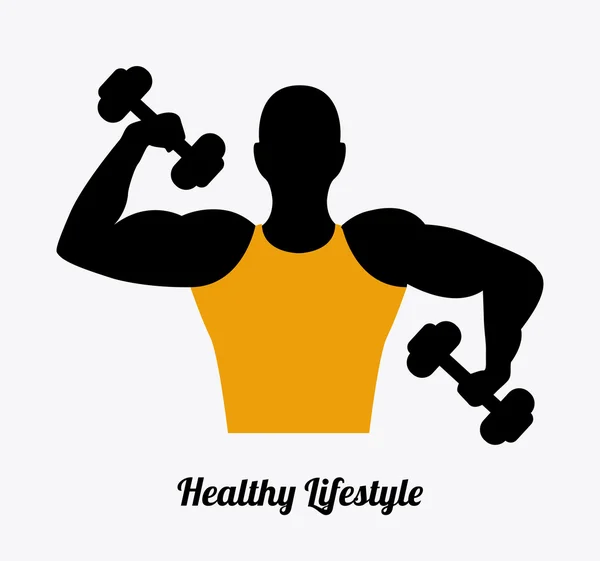Healthy lifestyle — Stock Vector