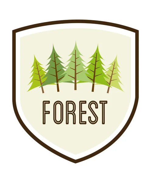 Diseño forestal — Archivo Imágenes Vectoriales