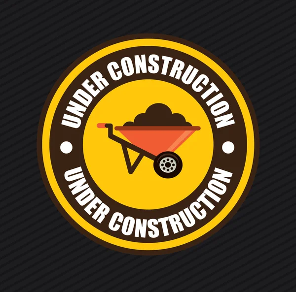 Construction design — Stock Vector