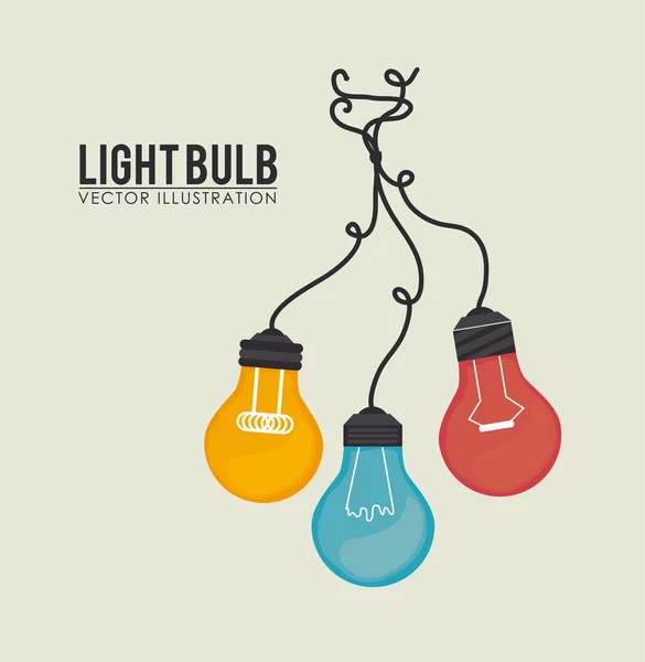 Lamp ontwerp — Stockvector