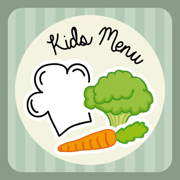 Menu enfants — Image vectorielle