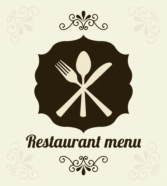 Menu design — Stock Vector