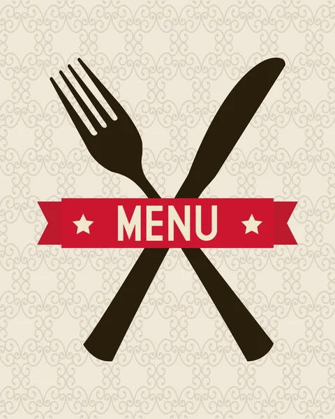 Conception de menu — Image vectorielle