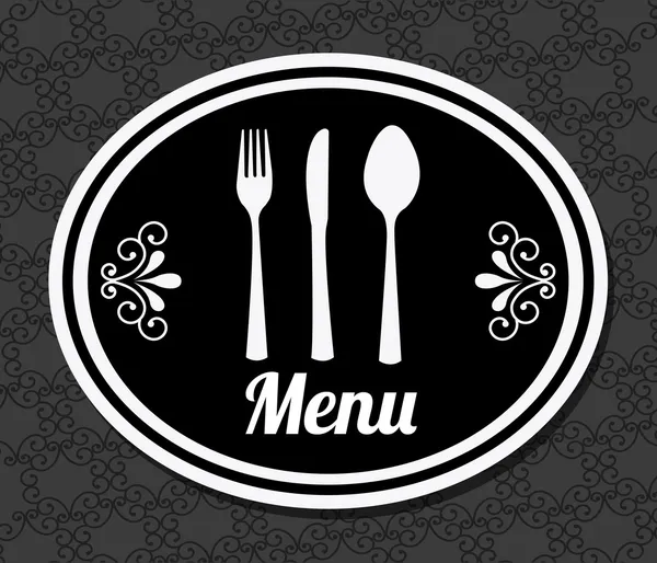 Conception de menu — Image vectorielle