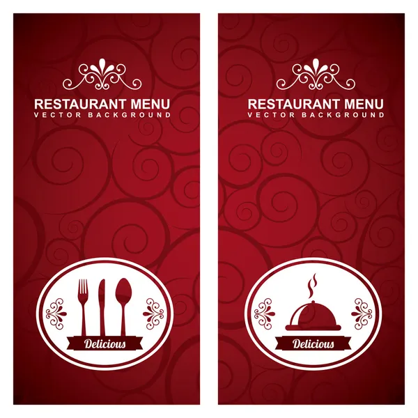 Menu design — Stock Vector