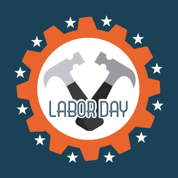 Labor day design — Stock Vector