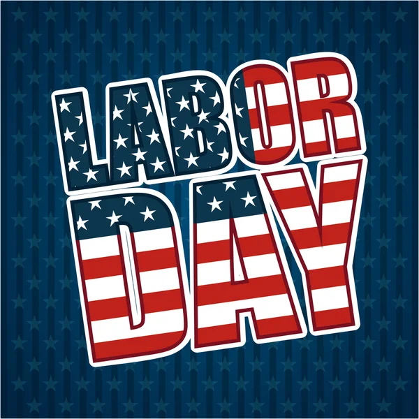 Labor day design — Stock Vector