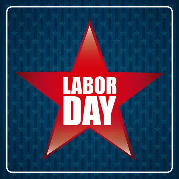 Labor day design — Stock Vector