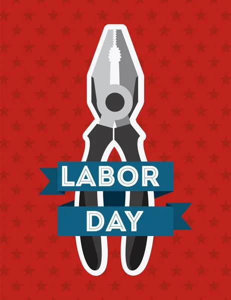 Labor day design — Stock Vector