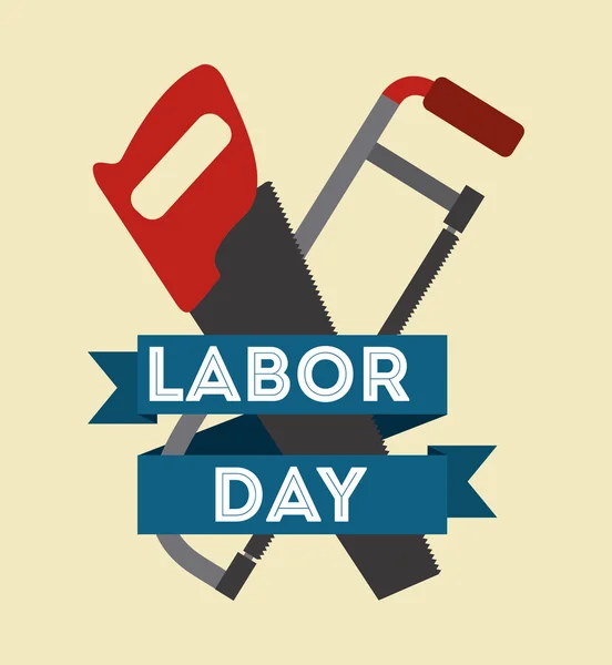 Labor day design — Stock Vector