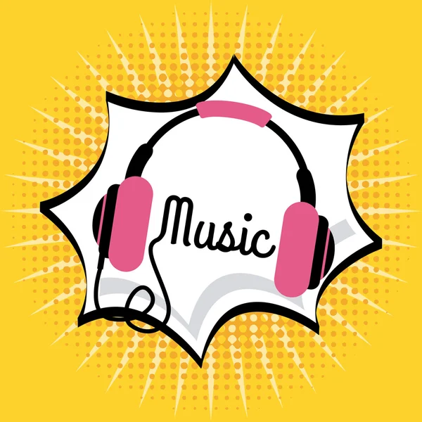 Diseño musical — Vector de stock