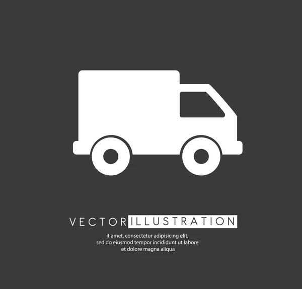 Leverans design — Stock vektor