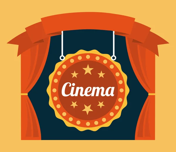 Diseño de cine — Vector de stock