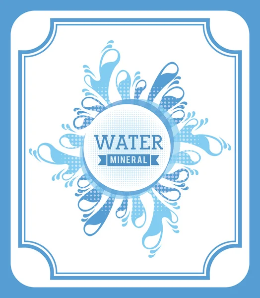 Projekt wody — Wektor stockowy