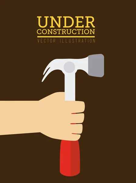 Construction design — Stock Vector