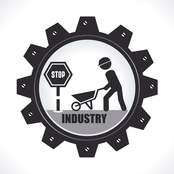 Industriedesign — Stockvektor