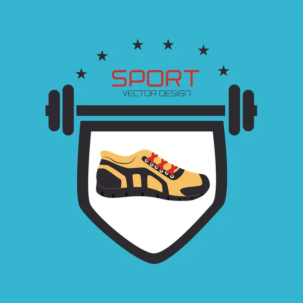 Fitness ontwerp — Stockvector