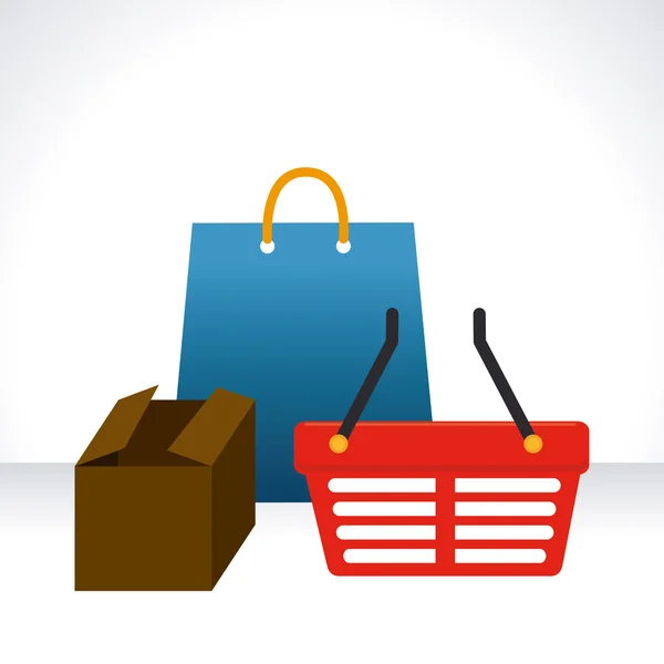 Diseño de compras — Vector de stock