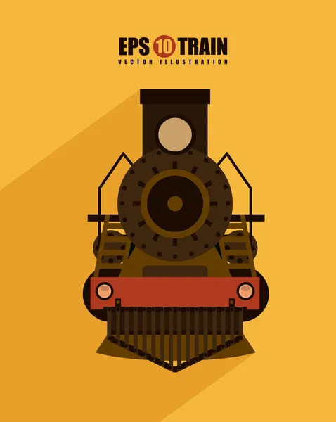 Trein ontwerp — Stockvector