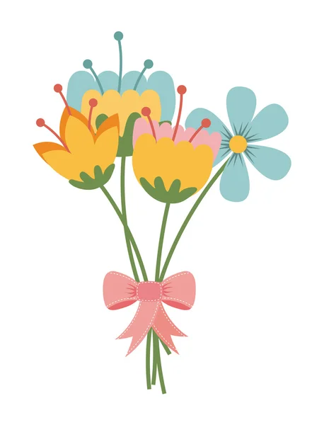 Flores desina — Archivo Imágenes Vectoriales