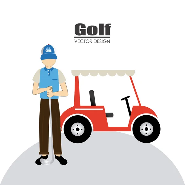 Golf design — Stockový vektor