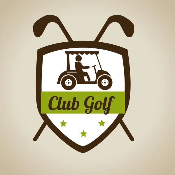 Golf ontwerp — Stockvector