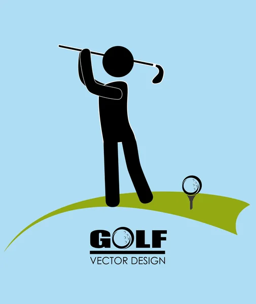 Design de golfe — Vetor de Stock