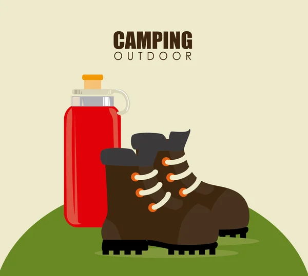 Camping design — Stock Vector