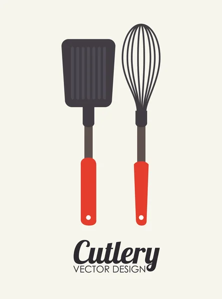 Cutlery design — Stock Vector