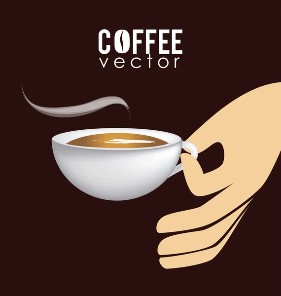 Diseño de café — Vector de stock