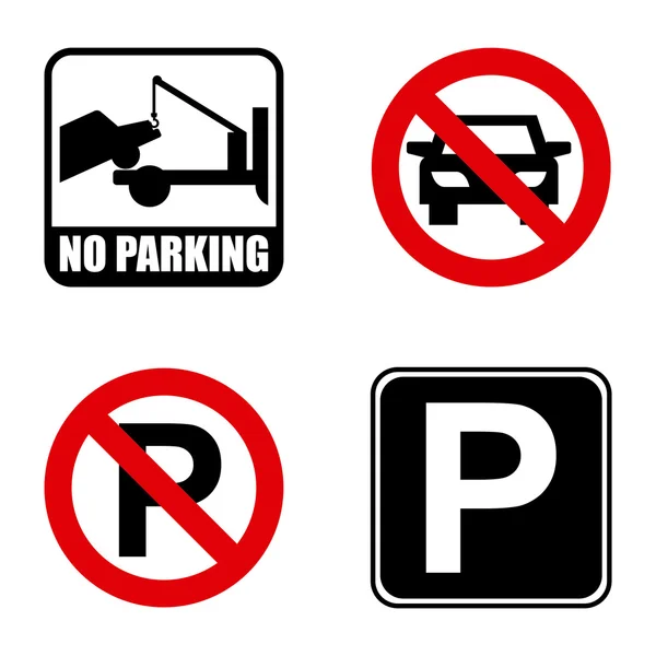 Parkovací signál — Stockový vektor