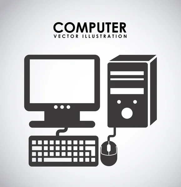 Computer design — Stock Vector