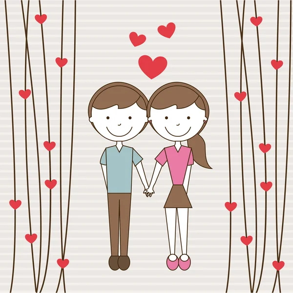 Design d'amour — Image vectorielle