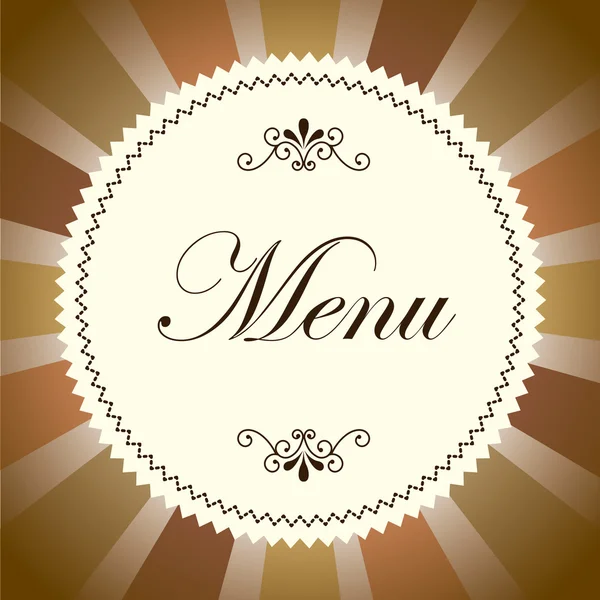 Menu design — Stock Vector