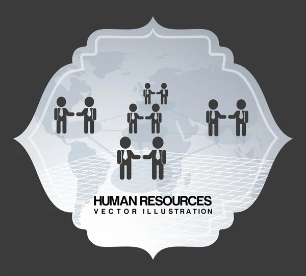 Людські ресурси — стоковий вектор