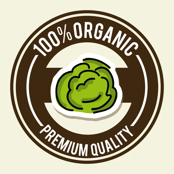 Diseño orgánico natural — Vector de stock